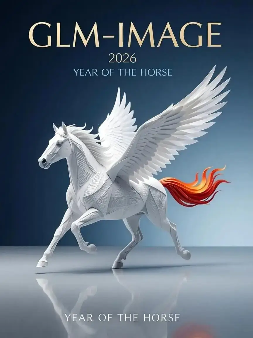 GLM Image AI generated surreal artwork with dreamlike composition and rich details