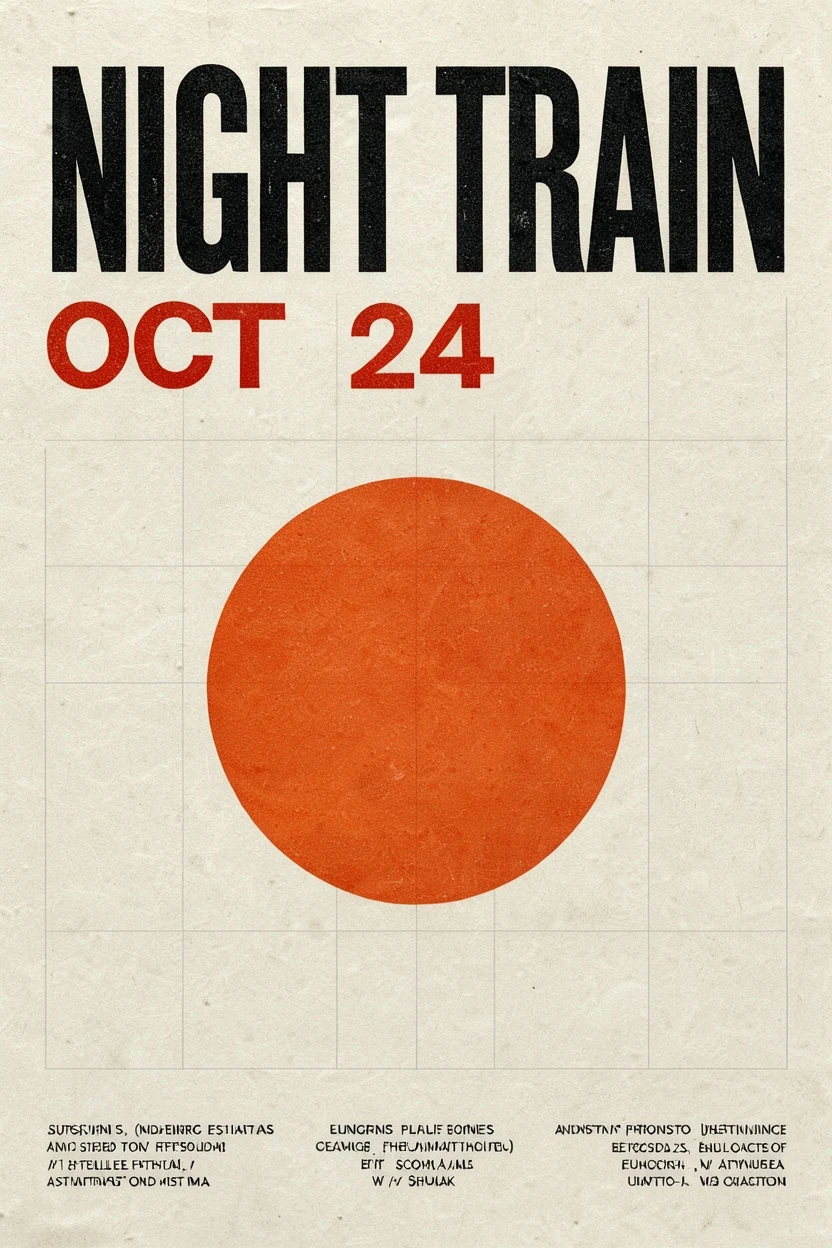 Typographic poster